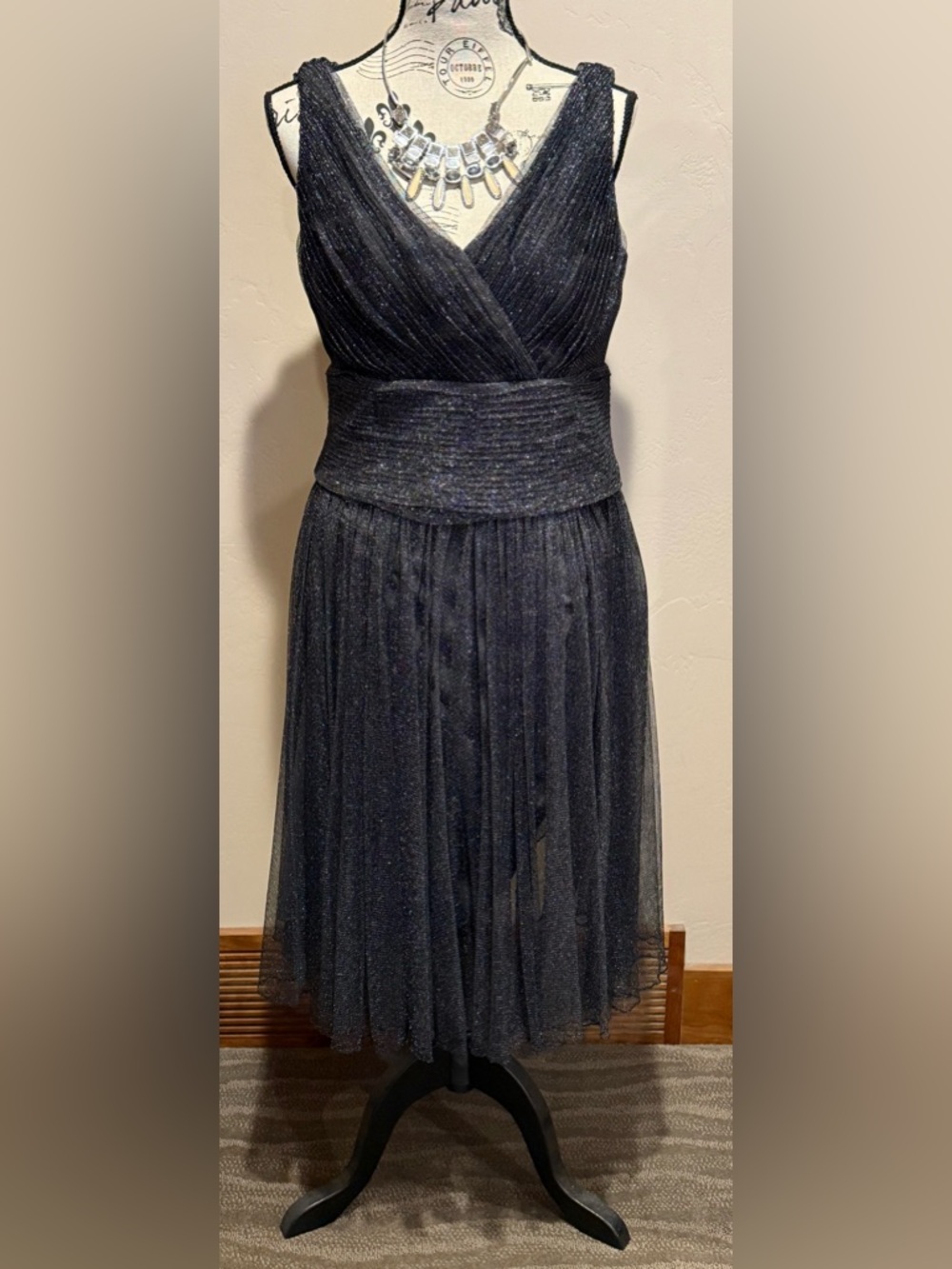 NWT Coldwater Creek Metallic Special Occasion Dress